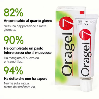 Oragel™ | Verhindert das Verrutschen von Zahnprothesen zu 100 % – Sicherer Halt den ganzen Tag