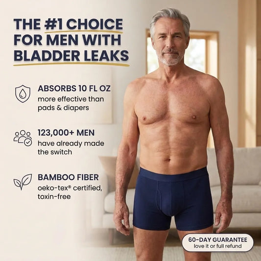 Ultra‑Absorbent Boxer Briefs