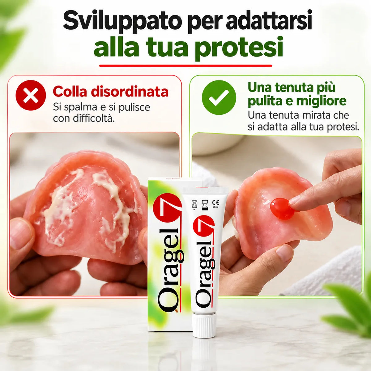 Oragel™ | Verhindert das Verrutschen von Zahnprothesen zu 100 % – Sicherer Halt den ganzen Tag
