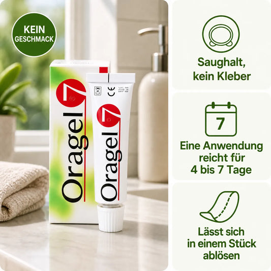 Oragel™ | Verhindert das Verrutschen von Zahnprothesen zu 100 % – Sicherer Halt den ganzen Tag