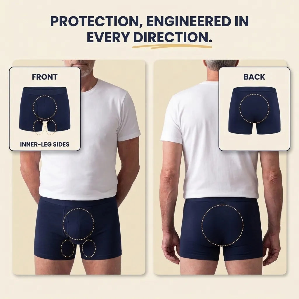 Ultra‑Absorbent Boxer Briefs